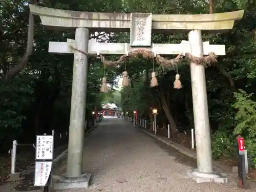 鴨神社の鳥居