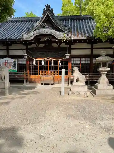 式内楯原神社の本殿