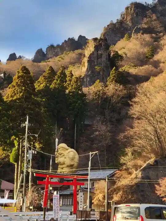 中之嶽神社の鳥居