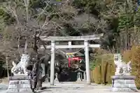 小川諏訪神社の鳥居