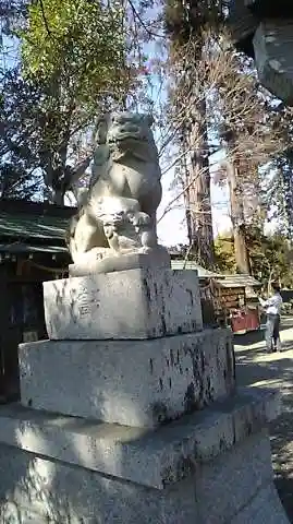 鶴峯八幡宮の狛犬