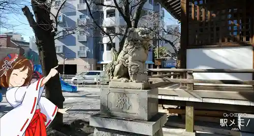 諏訪神社の狛犬