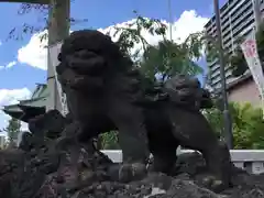 胡録神社の狛犬