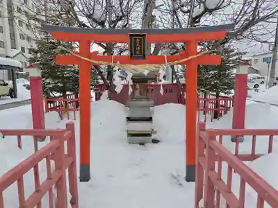 旭川銀座弁天神社の鳥居