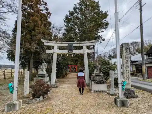 栩原稲荷神社の鳥居