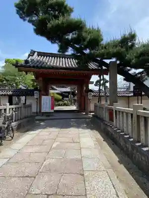 葛井寺の山門・神門