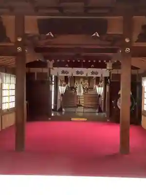 神明社・八幡社合殿(中杉町)の本殿・本堂