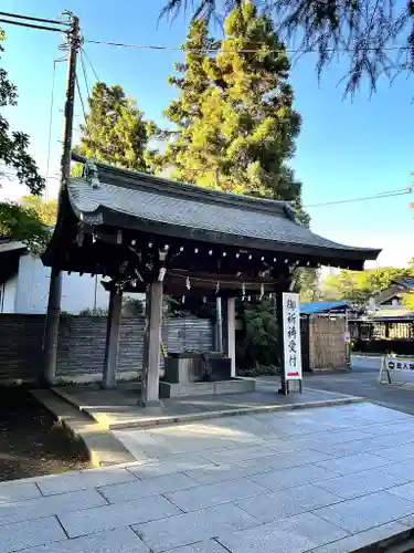 諏訪神社の手水舎