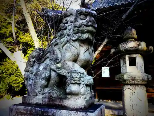 洲原神社の狛犬