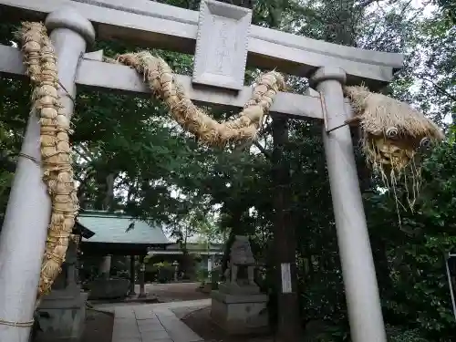 奥澤神社の鳥居