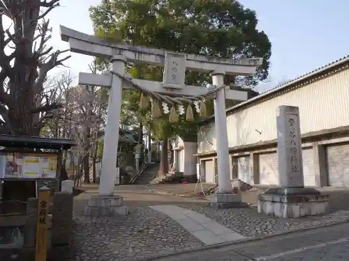 雪ケ谷八幡神社の鳥居