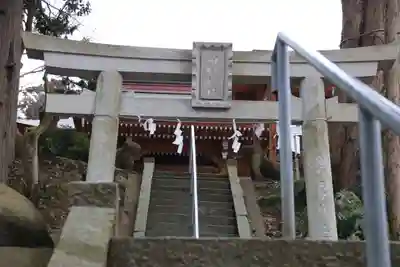 阿久津「田村神社」(郡山市阿久津町)旧社名:伊豆箱根三嶋三社の鳥居