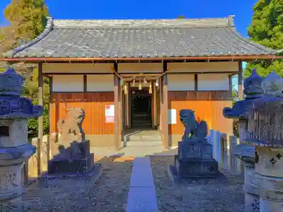 八幡社（玉野）の本殿・本堂