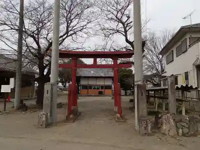 長幡部神社の鳥居