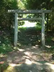 蚕影神社の鳥居