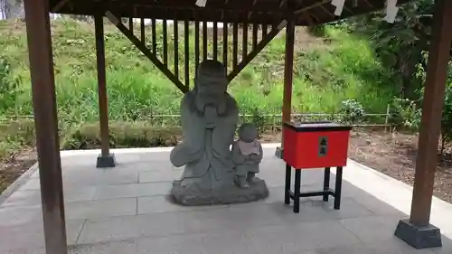 雷電神社の像