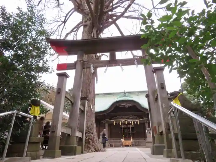 下総国三山 二宮神社の鳥居