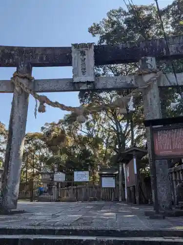 瀧山東照宮の鳥居