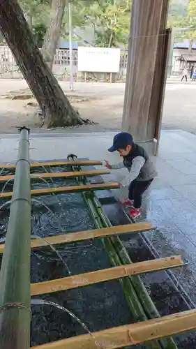 出雲大社の手水舎