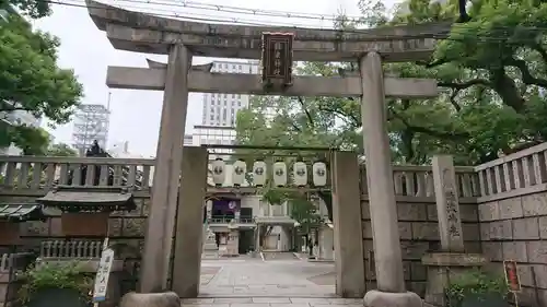 難波神社の鳥居