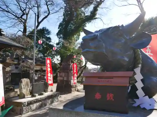 大生郷天満宮の像