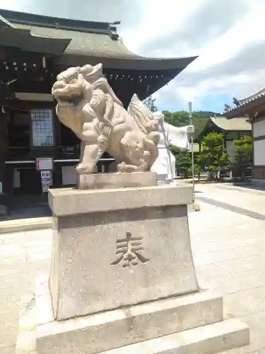 道通神社の狛犬