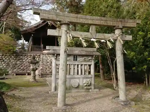 奥津神社の鳥居