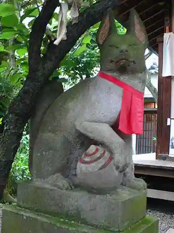 四谷於岩稲荷田宮神社の狛犬