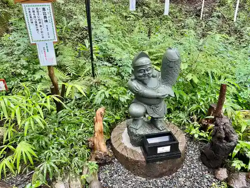 日光二荒山神社・恒霊山神社の像