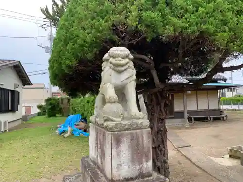 神明神社の狛犬