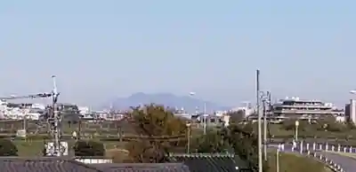 小向三輪神社の景色