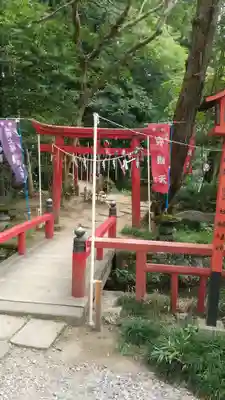 間々田八幡宮の鳥居