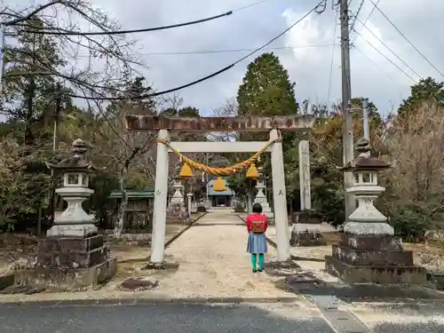 長深御厨神明社の鳥居