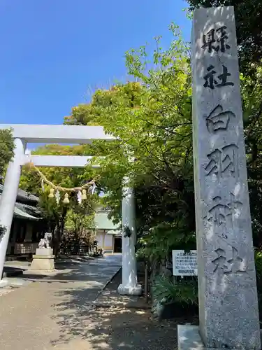 白羽神社の鳥居