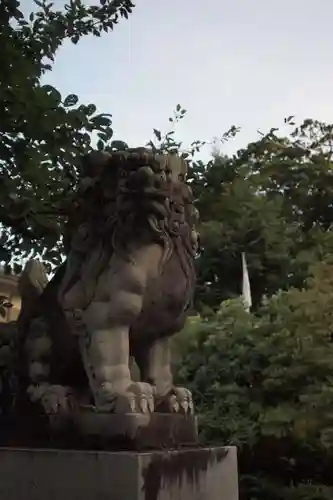 越中一宮 髙瀬神社の狛犬