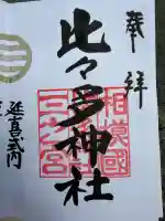 比々多神社の御朱印