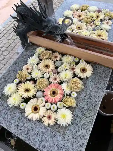 川越八幡宮の手水