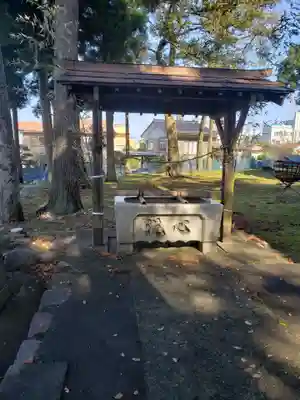 笹津神社の手水舎