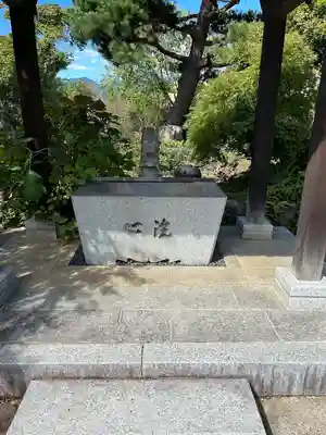 清白寺の手水舎
