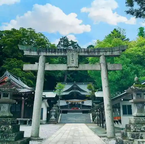 西寒多神社の鳥居