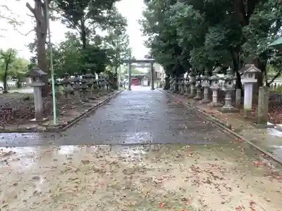 八田神明社の鳥居
