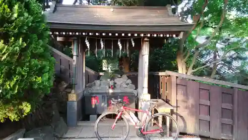 登渡神社の手水舎