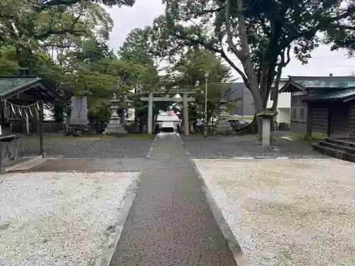 綿都美神社の鳥居