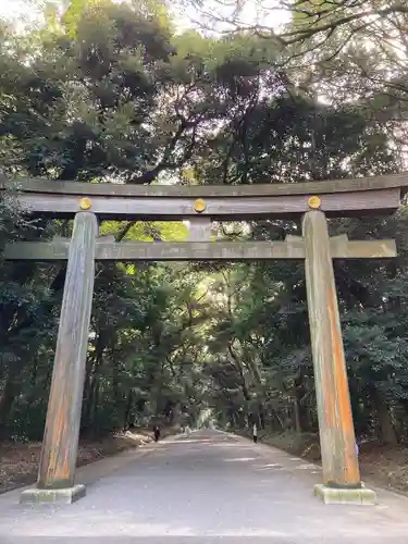 明治神宮の鳥居