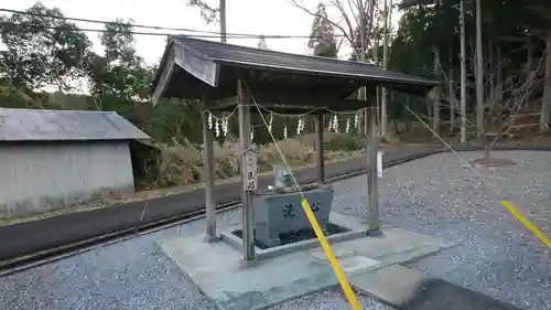 大跡部神社の手水