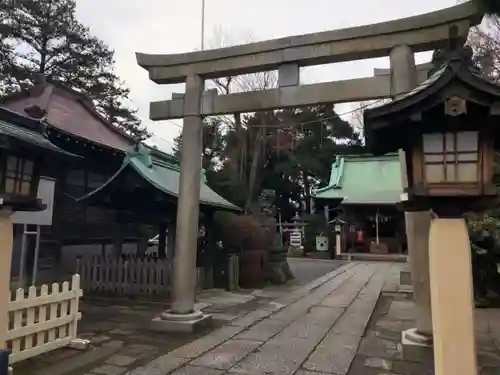高円寺天祖神社の鳥居