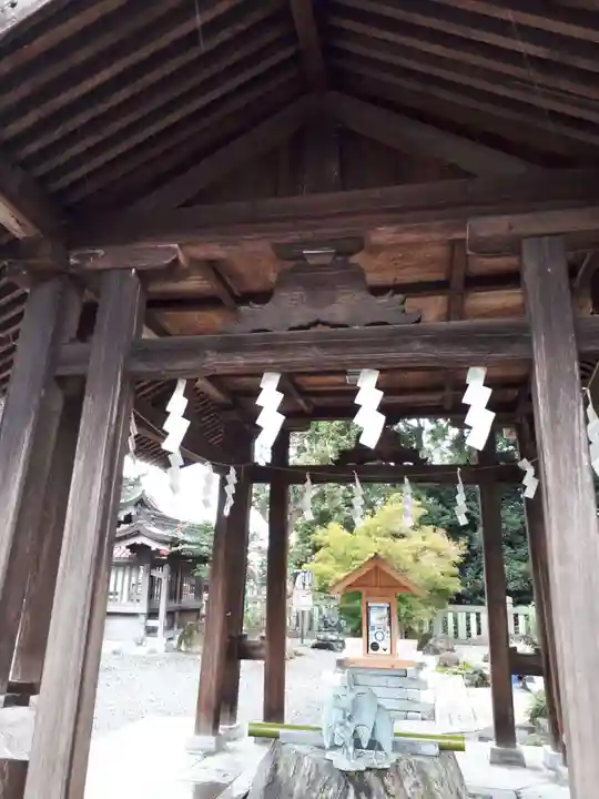 白鷺神社の手水舎