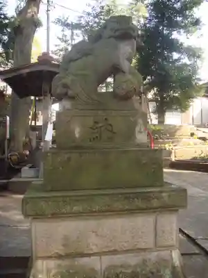 牟礼神明社の狛犬