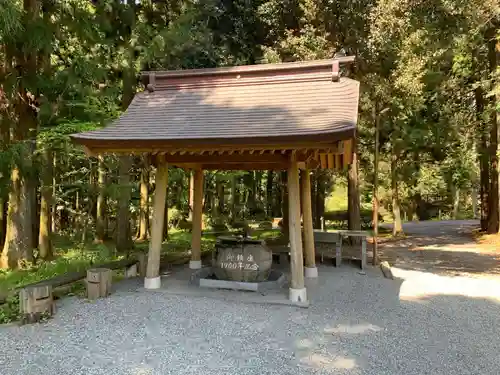 山宮浅間神社の手水舎