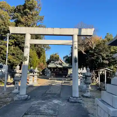 白山神社(松河戸町)の鳥居